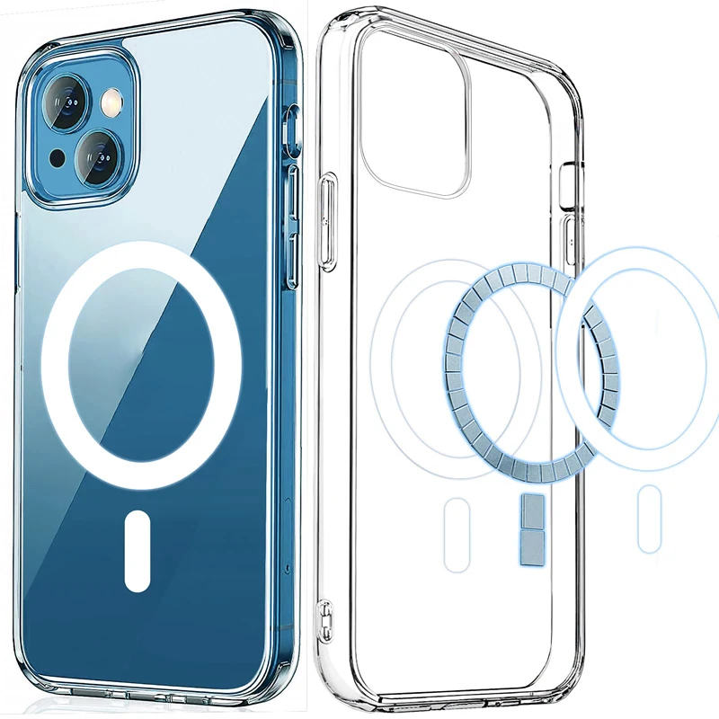 High-quality Clear Phone Case Magesafe Transparent Magnetic Case For Iphone 12 Case 12 Pro Max For Iphone 13 Pro Max 11
High-quality Clear Phone Case Magesafe Transparent Magnetic Case For Iphone 12 Case 12 Pro Max For Iphone 13 Pro Max 11