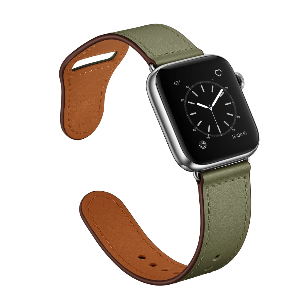 Leather Round Nail Luxury Band i watch Apple Watch Series 5/4/3 Applewatch Band Strap For Apple Watch Band Factory
Leather Round Nail Luxury Band i watch Apple Watch Series 5/4/3 Applewatch Band Strap For Apple Watch Band Factory
