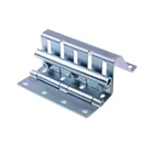 Gemcharm LM-H20018Double Adjustable Hand-pinching Prevention Side Hinge with Roller Carrier Sliding