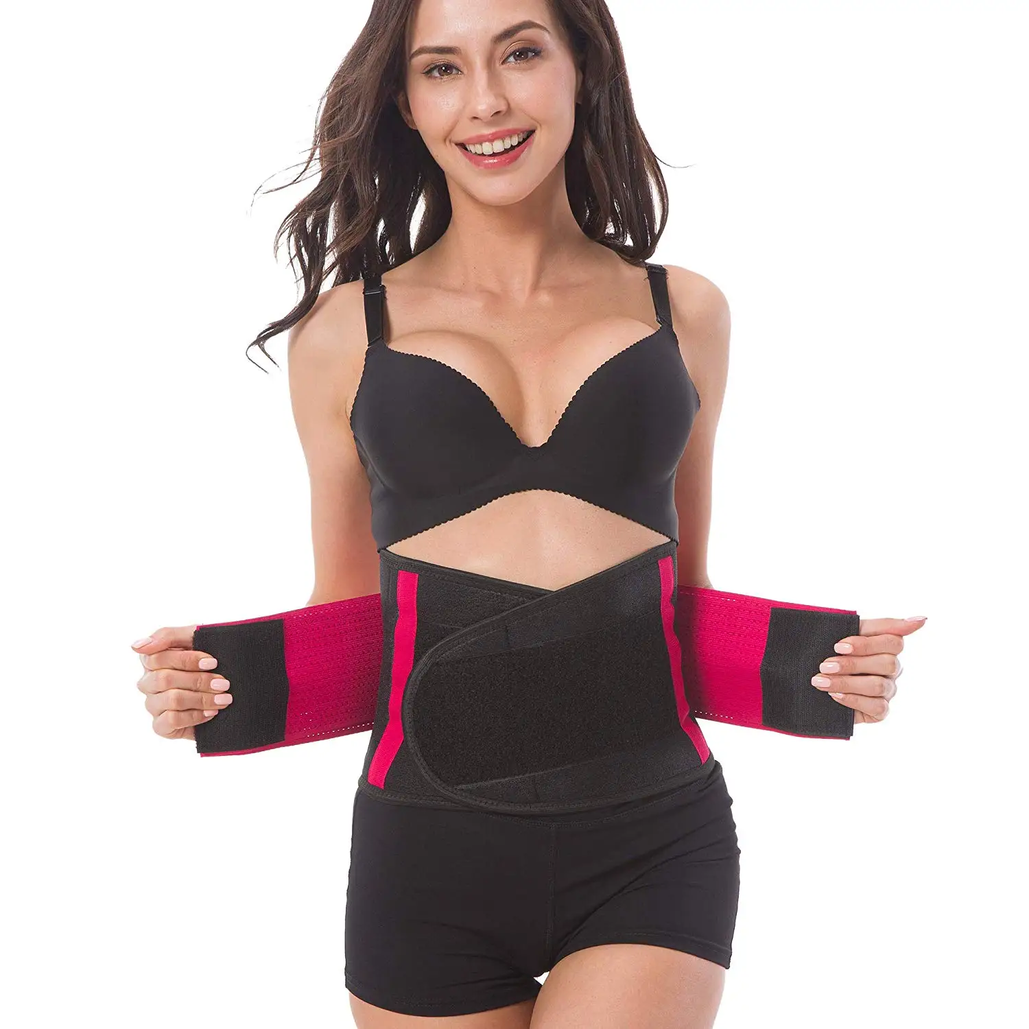Double compression waist trainer neoprene waist trimmer belt for weight loss, Customized color
Double compression waist trainer neoprene waist trimmer belt for weight loss, Customized color