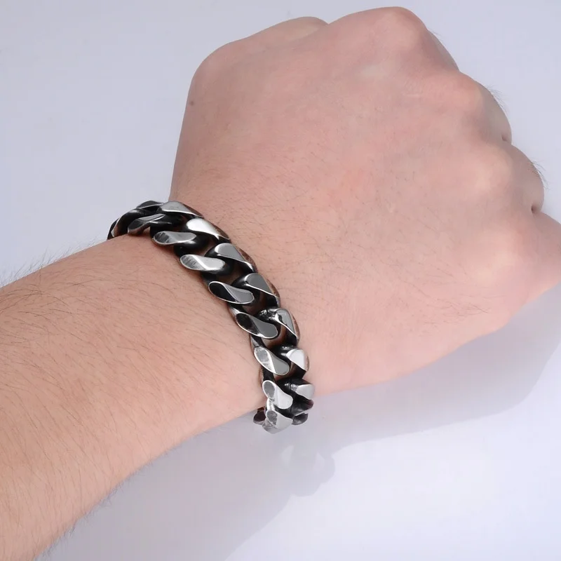 Jewelry Wholesale Men Titanium Steel Chain Bracelet Fashion Trend Titanium Steel Jewelry, Picture shows
Jewelry Wholesale Men Titanium Steel Chain Bracelet Fashion Trend Titanium Steel Jewelry, Picture shows