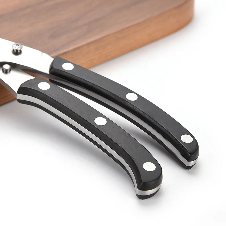 Heavy Duty Kitchen Scissors Stainless Steel Utility Shears  Multi-Purpose Cooking Scissors  Chicken For Poultry Fish  Herbs Meat