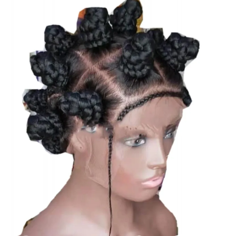 Wholesale knotless box braided wig human hair wigs braided synthetic lace wig with baby hair for black women
Wholesale knotless box braided wig human hair wigs braided synthetic lace wig with baby hair for black women