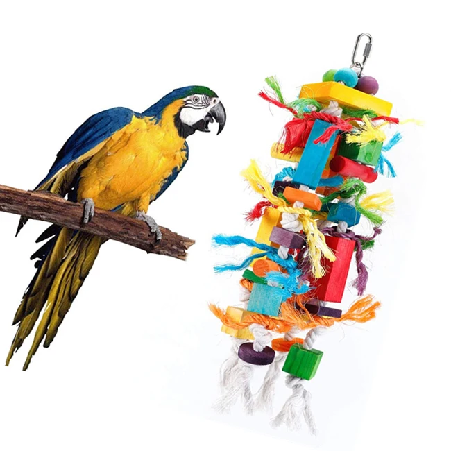 

New Design Large Bird Dog Cockatoo Parrots Toys For Budgies Parrot