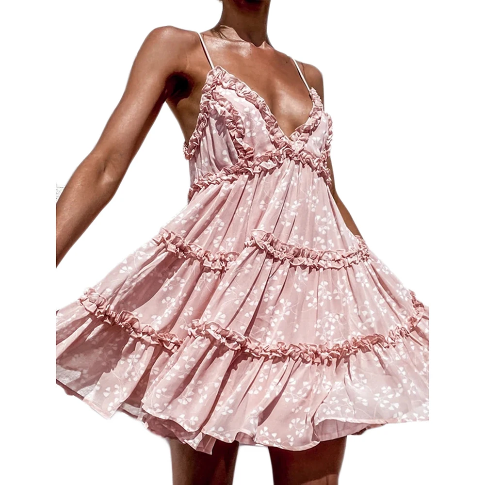 Professional Custom Digital Print Sexy Deep V Womans Dresses Mini Dresses Female, Pink, light blue, beige
Professional Custom Digital Print Sexy Deep V Womans Dresses Mini Dresses Female, Pink, light blue, beige