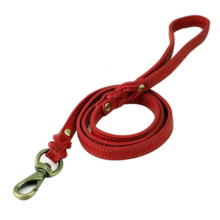 Easy to Use Walking Dog Leather Rope Traditional Style Leash For Training Control, Customized color
Easy to Use Walking Dog Leather Rope Traditional Style Leash For Training Control, Customized color