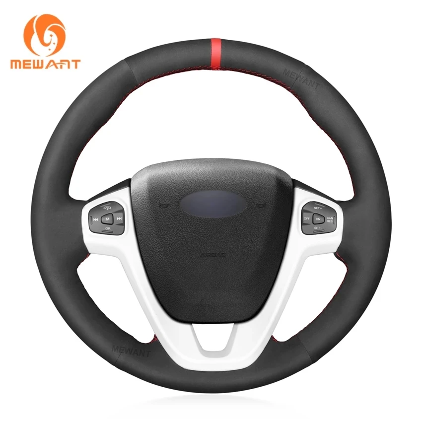 New Arrival Custom Black Suede Car Steering Wheel Covers for Ford Fiesta (US) 2011 2012 2013 2014 2015 2016 2017 2018-2019
New Arrival Custom Black Suede Car Steering Wheel Covers for Ford Fiesta (US) 2011 2012 2013 2014 2015 2016 2017 2018-2019