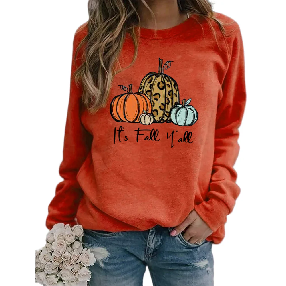 Halloween Women Clothing Pumpkin Printed Ladies Sweatshirt Casual Women Long Sleeve Tops O Neck Knitted Tops For Women 2021, Gray,purple,orange,blue
Halloween Women Clothing Pumpkin Printed Ladies Sweatshirt Casual Women Long Sleeve Tops O Neck Knitted Tops For Women 2021, Gray,purple,orange,blue