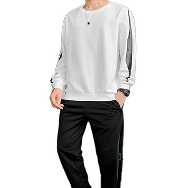 Hot sale sweater suit boys autumn casual loose handsome two-piece running sports suit men
Hot sale sweater suit boys autumn casual loose handsome two-piece running sports suit men