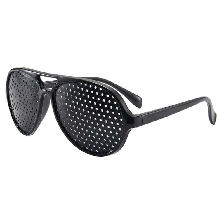 Custom Logo Glossy Neon Black Pinhole Sun glasses funny sunglasses antiglare pinhole glasses
Custom Logo Glossy Neon Black Pinhole Sun glasses funny sunglasses antiglare pinhole glasses