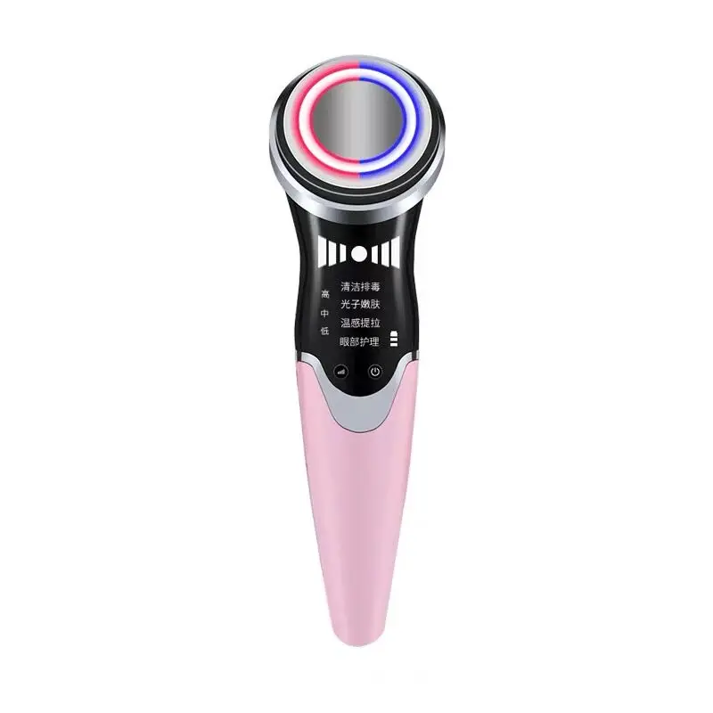 Radio Frequency Anti-aging Facial Photon LED Therapy Massager Facial Care Skin Care Device, Pink/ grey
Radio Frequency Anti-aging Facial Photon LED Therapy Massager Facial Care Skin Care Device, Pink/ grey