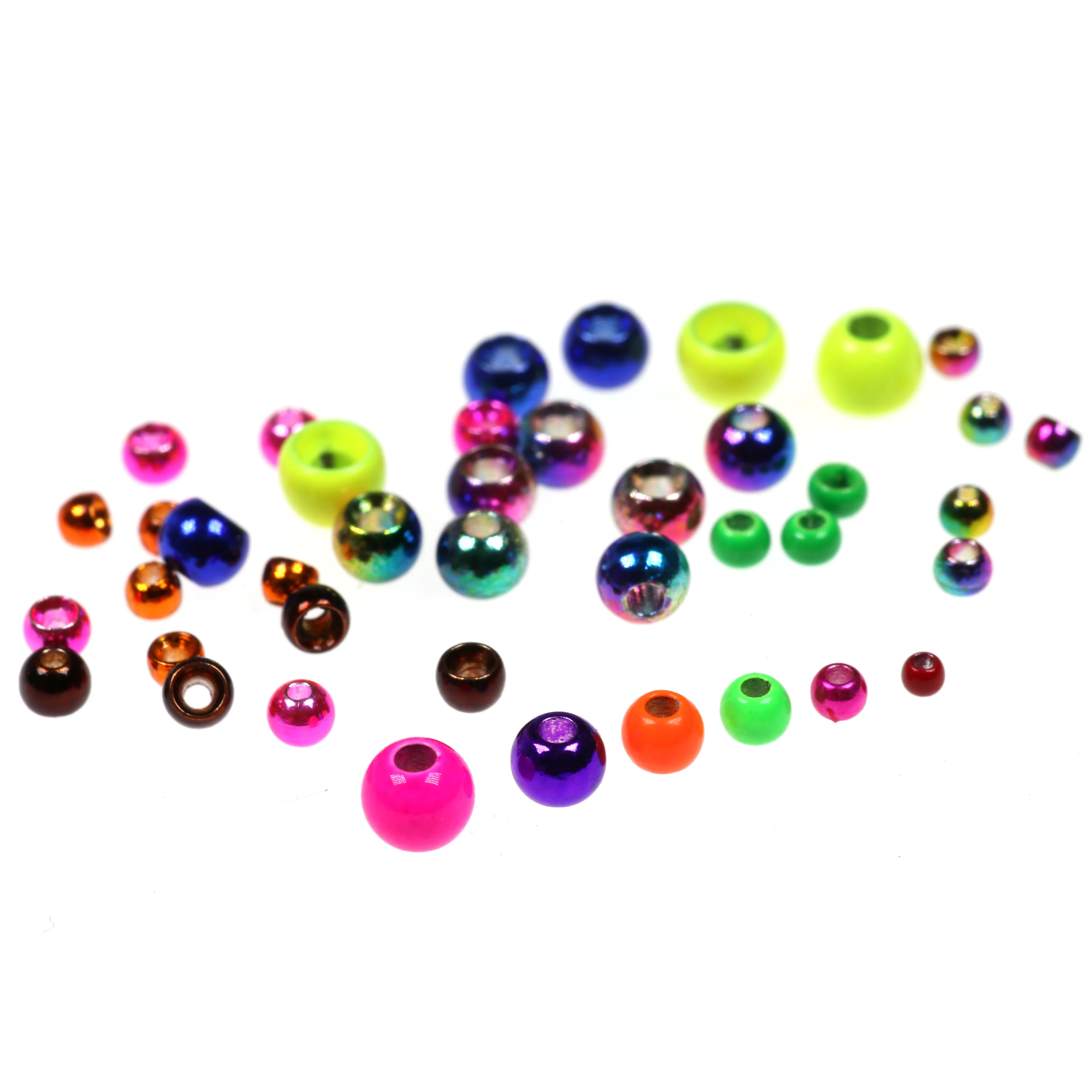 2.0mm Fishing Fly Tying Brass Beads Metal Head Beads Fishing Accessories For Fly Fishing Nymph Stonefly Midge Caddis Fly Tying, Red green orange yellow etc.
2.0mm Fishing Fly Tying Brass Beads Metal Head Beads Fishing Accessories For Fly Fishing Nymph Stonefly Midge Caddis Fly Tying, Red green orange yellow etc.