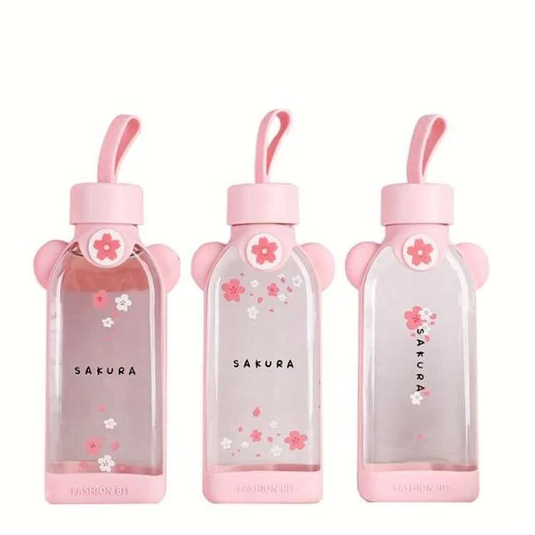 Fresh With Silicone Cover Pink transparent Glass Cup girl kids glass cute bottles outdoor sport water bottles
Fresh With Silicone Cover Pink transparent Glass Cup girl kids glass cute bottles outdoor sport water bottles