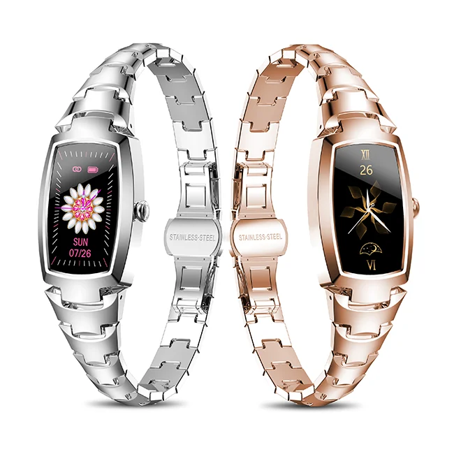 DINGFENG H8 Pro Women Smart Watch Android iOS Full Touch Screen Sports Bracelet Heart Rate Fitness Track Smartwatch Ladies
DINGFENG H8 Pro Women Smart Watch Android iOS Full Touch Screen Sports Bracelet Heart Rate Fitness Track Smartwatch Ladies