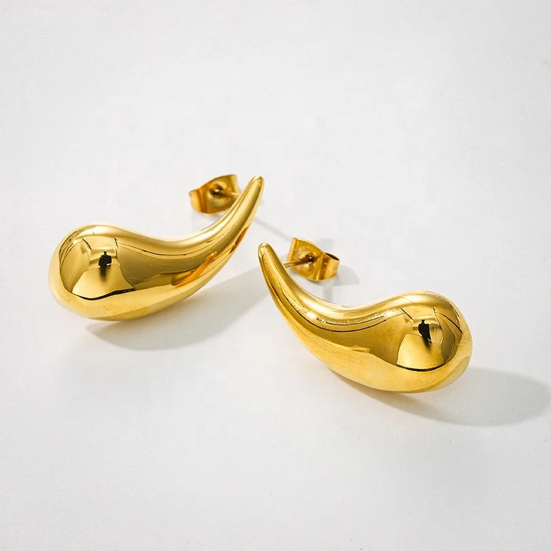 Wholesale Stainless Steel Gold Plated Hot Selling Fashion Classic Mid Western Vintage Hollow Water Drop Design Stud Earrings
Wholesale Stainless Steel Gold Plated Hot Selling Fashion Classic Mid Western Vintage Hollow Water Drop Design Stud Earrings