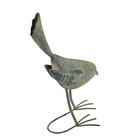 Art Home Hengfa Metal Art Home Decor Antique Gray Table Top Decor Bird Decal Wing