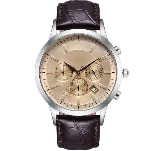 AR2433 Professional Chronograph Mens AR original Watch Quartz Wristwatches Luxury Low Price High Quality designer watches brands
AR2433 Professional Chronograph Mens AR original Watch Quartz Wristwatches Luxury Low Price High Quality designer watches brands