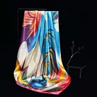 Princess temperament popular sublimation ladies silk scarf muslim for wearing or decorating