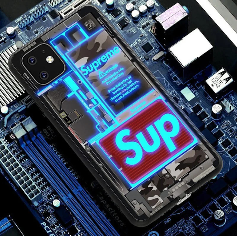 designer LED Luminous Tempered Glass light up led phone case for iphone XR XS max 11 12 mini pro max luxury phone case, As picture show
designer LED Luminous Tempered Glass light up led phone case for iphone XR XS max 11 12 mini pro max luxury phone case, As picture show