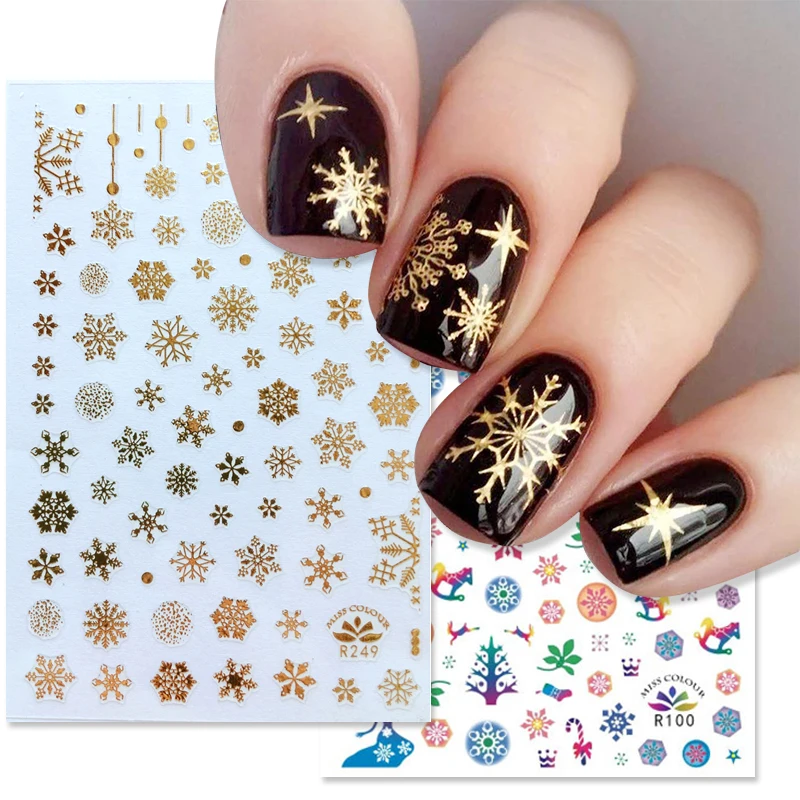 Cartoon Metallic Color Diy Designer Snowflake Christmas Nail Stickers Winter Art 3D Saintking Luxury Set
Cartoon Metallic Color Diy Designer Snowflake Christmas Nail Stickers Winter Art 3D Saintking Luxury Set