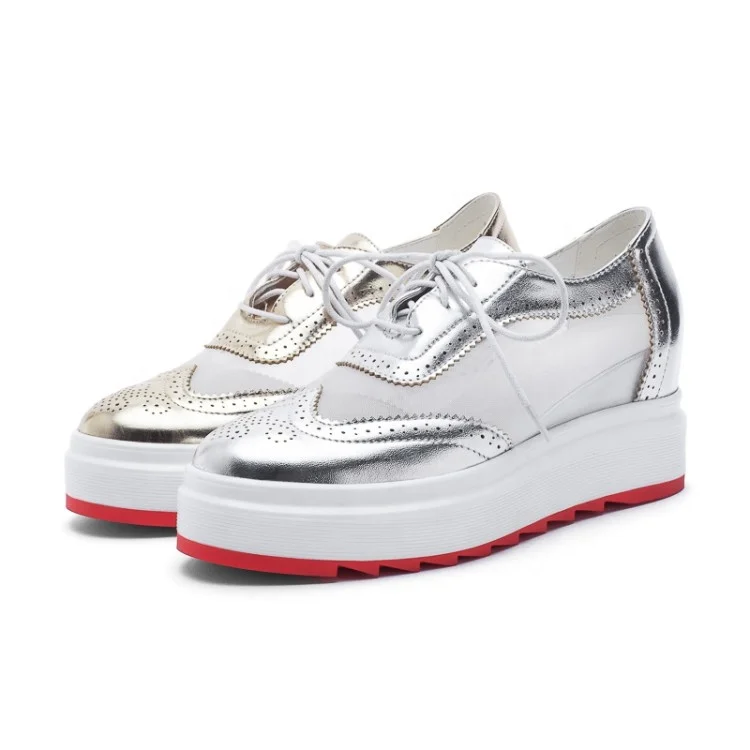 2021 fashion high quality increased height white silver gold lace tie women casual shoes red sole bottom
2021 fashion high quality increased height white silver gold lace tie women casual shoes red sole bottom