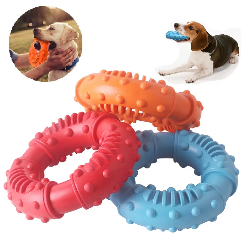 New amazon hot sale rubber pet toys medium large dog Golden Retriever molar donut dog toys
New amazon hot sale rubber pet toys medium large dog Golden Retriever molar donut dog toys