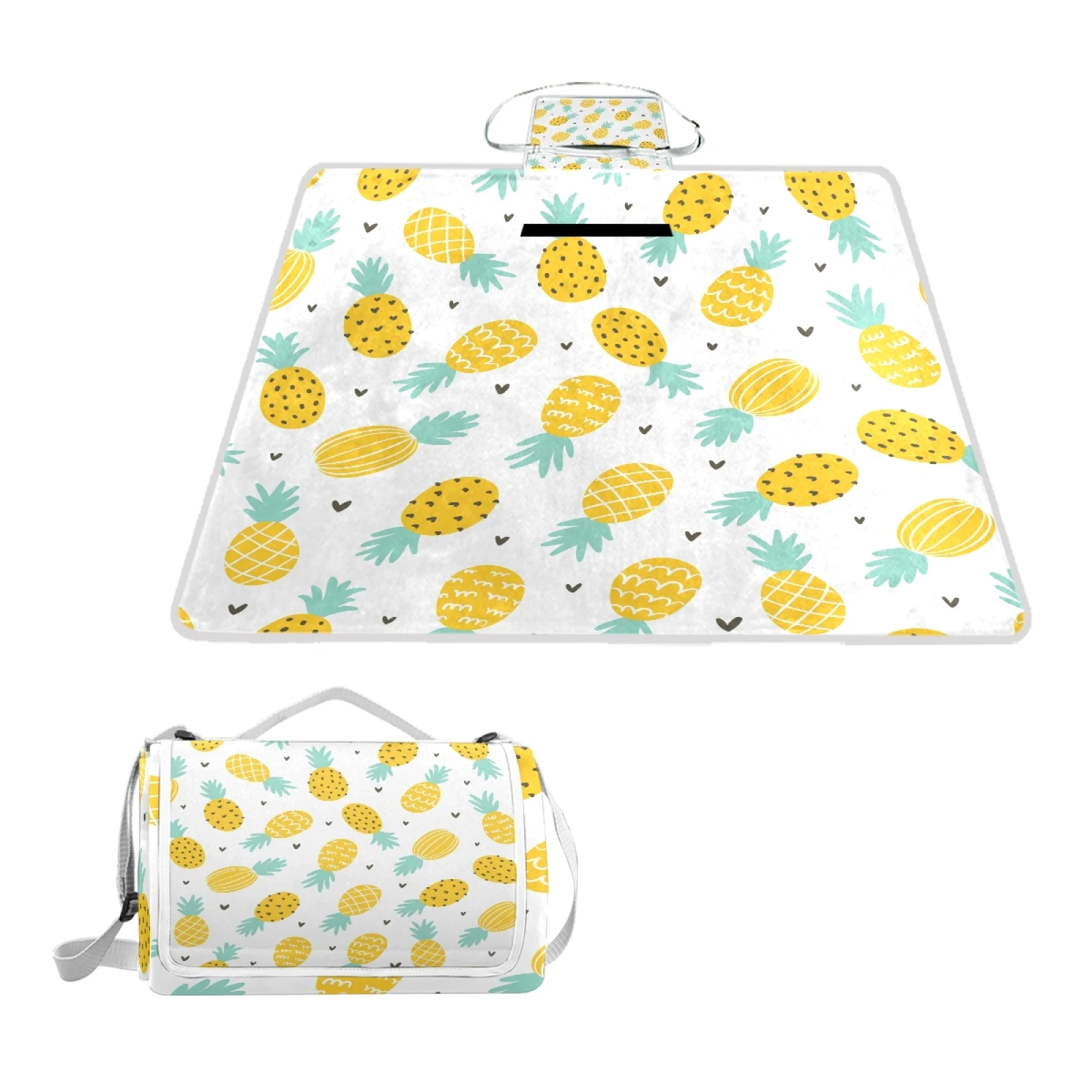 Wholesales Custom Pineapple Printed Waterproof beach Camping Travel Mat Foldable picnic blanket
Wholesales Custom Pineapple Printed Waterproof beach Camping Travel Mat Foldable picnic blanket