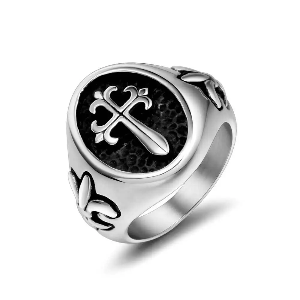 Stainless steel cross wholesale men's vintage jewelry Gothic letter spot one piece dropshipping ring
Stainless steel cross wholesale men's vintage jewelry Gothic letter spot one piece dropshipping ring