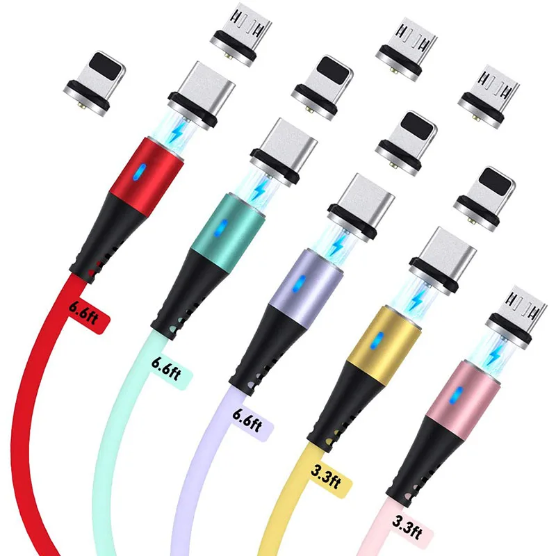 3 in 1 Cable Widely Compatible Micro IOS Type-c USB Liquid Silicone LED Magnetic USB Cable For Iphone, Custom color
3 in 1 Cable Widely Compatible Micro IOS Type-c USB Liquid Silicone LED Magnetic USB Cable For Iphone, Custom color