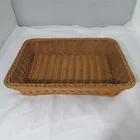 supermarket fruit basket bamboo wicker fruit basket for supermarket display promotion