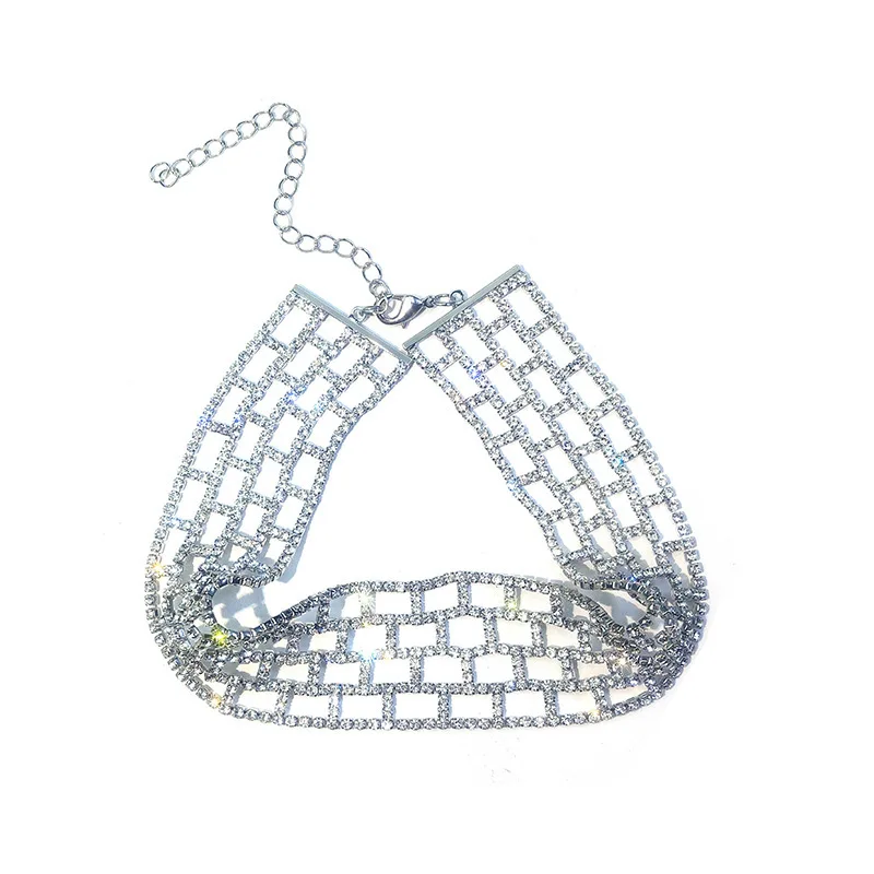 Charm Trendy Necklace Shiny Crystal Crochet Fashion Accessories Choker Necklace for Women, Silver color
Charm Trendy Necklace Shiny Crystal Crochet Fashion Accessories Choker Necklace for Women, Silver color
