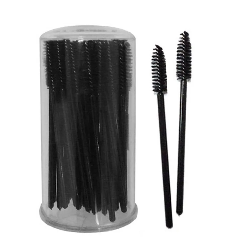Disposable Eyelash Brush Eyebrow Wands with Mascara Brush Applicator packed 80 Units in Plastic Dispenser
Disposable Eyelash Brush Eyebrow Wands with Mascara Brush Applicator packed 80 Units in Plastic Dispenser