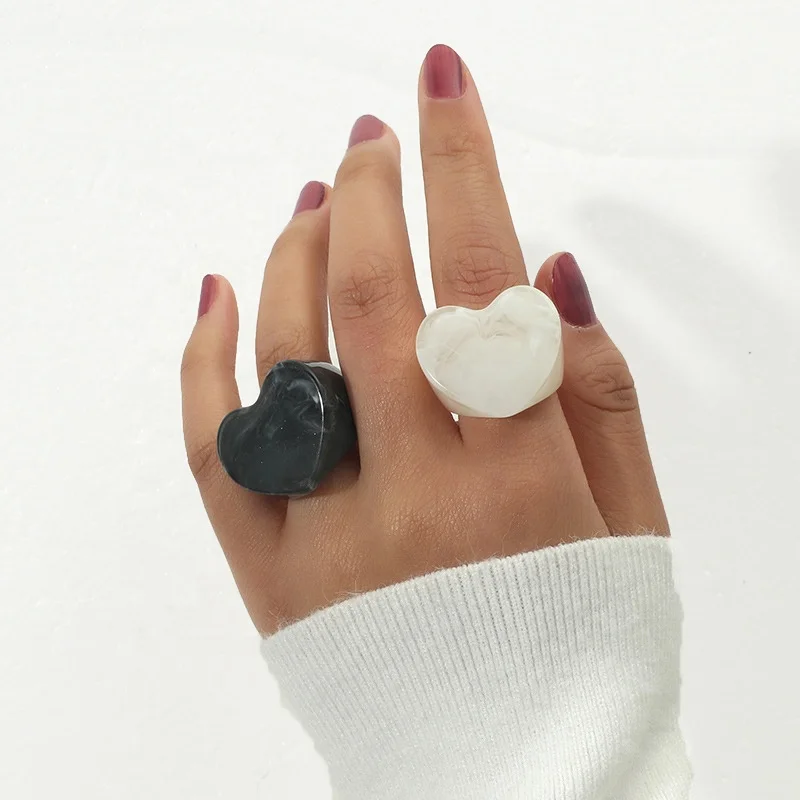 Vintage Large Geometric Acrylic Rings 2 pcs set Jewelry Accessories For Women, Colorfui
Vintage Large Geometric Acrylic Rings 2 pcs set Jewelry Accessories For Women, Colorfui