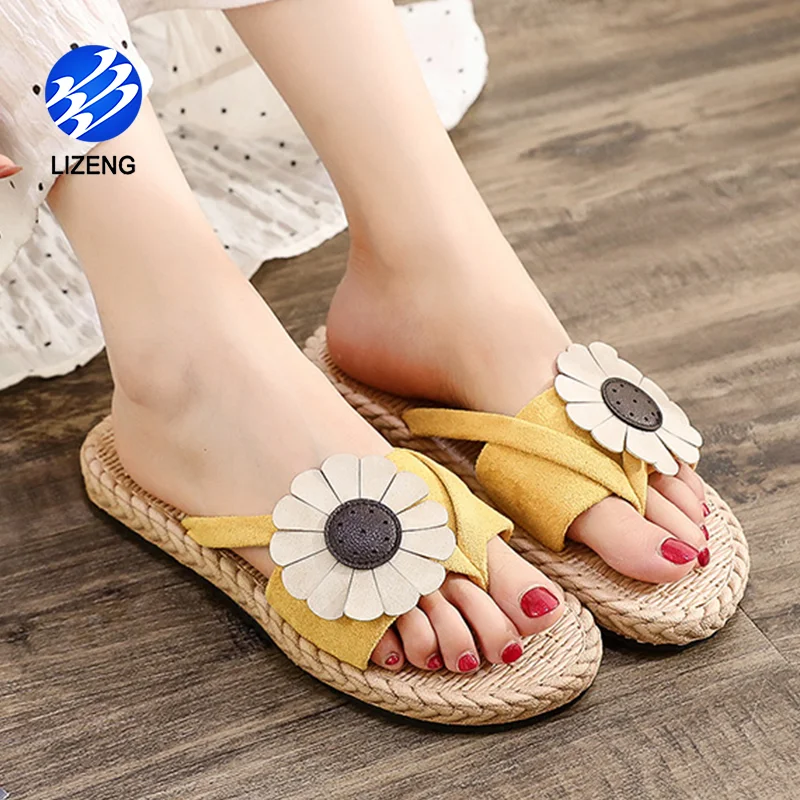 Fashion Girl Outwear Flower Embellished Strap Women's Thong Sandals, Black / green / apricot
Fashion Girl Outwear Flower Embellished Strap Women's Thong Sandals, Black / green / apricot