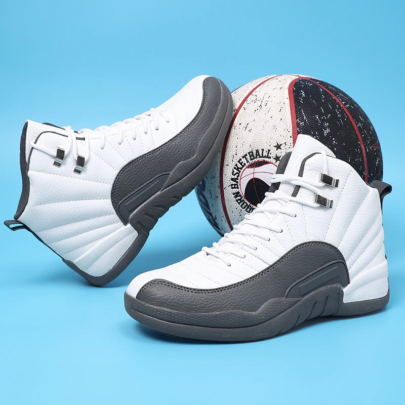 Chinese New Hot Selling Big Size Waterproof Air Basketball Shoes High Top Basketball Sneakers Men, Black and white
Chinese New Hot Selling Big Size Waterproof Air Basketball Shoes High Top Basketball Sneakers Men, Black and white