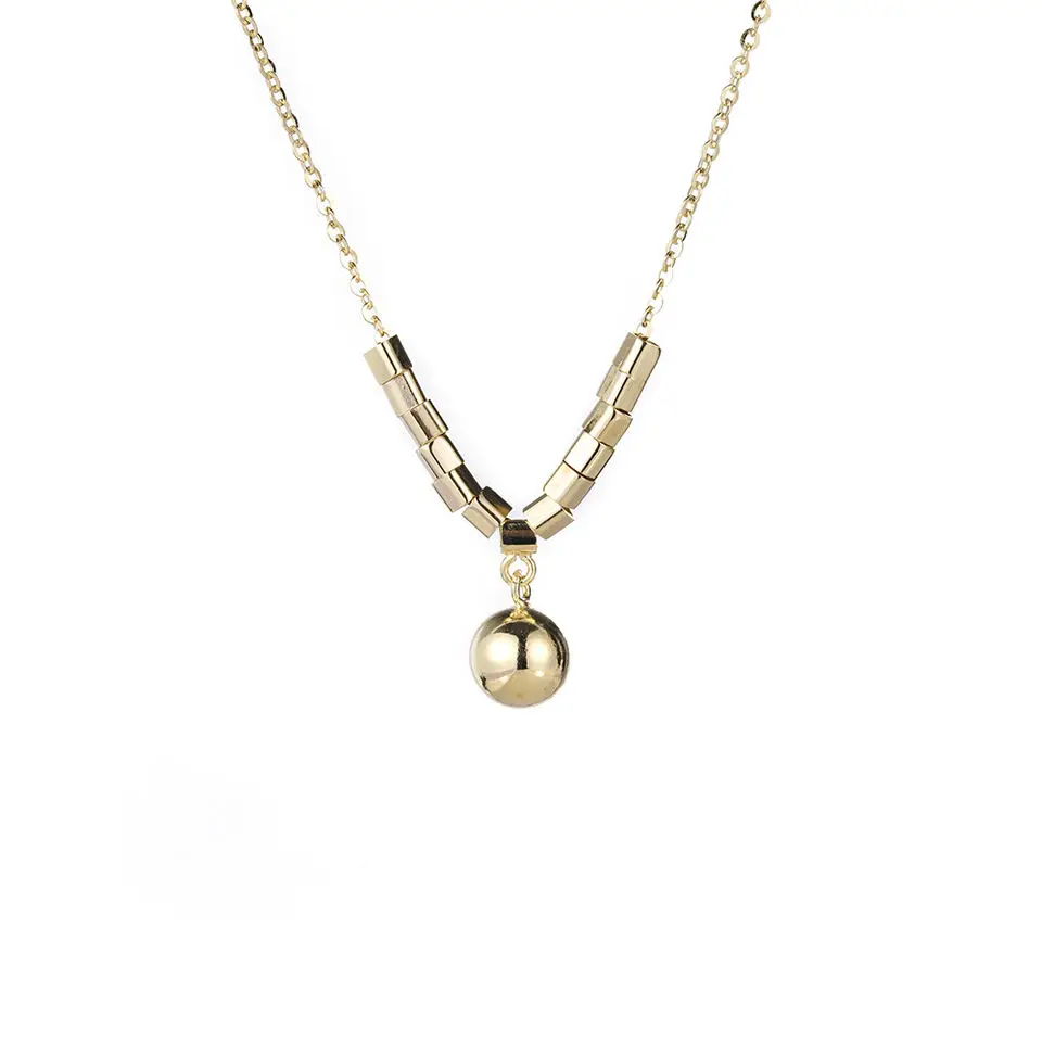 Fine Jewelry Necklace 18K 14K Gold Plated Women Custom 925 Sterling Silver Gold Ball Bean Necklace For Women 2023
Fine Jewelry Necklace 18K 14K Gold Plated Women Custom 925 Sterling Silver Gold Ball Bean Necklace For Women 2023