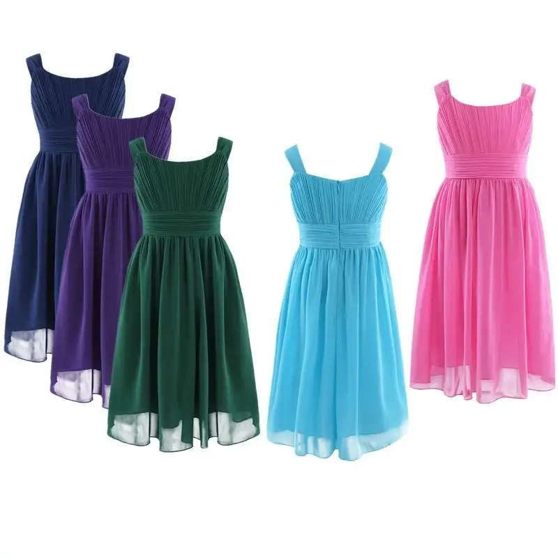 Low Price Kids Sleeveless Chiffon Pleated Dress Wedding Bridesmaid Party Flower Girl Dress
Low Price Kids Sleeveless Chiffon Pleated Dress Wedding Bridesmaid Party Flower Girl Dress
