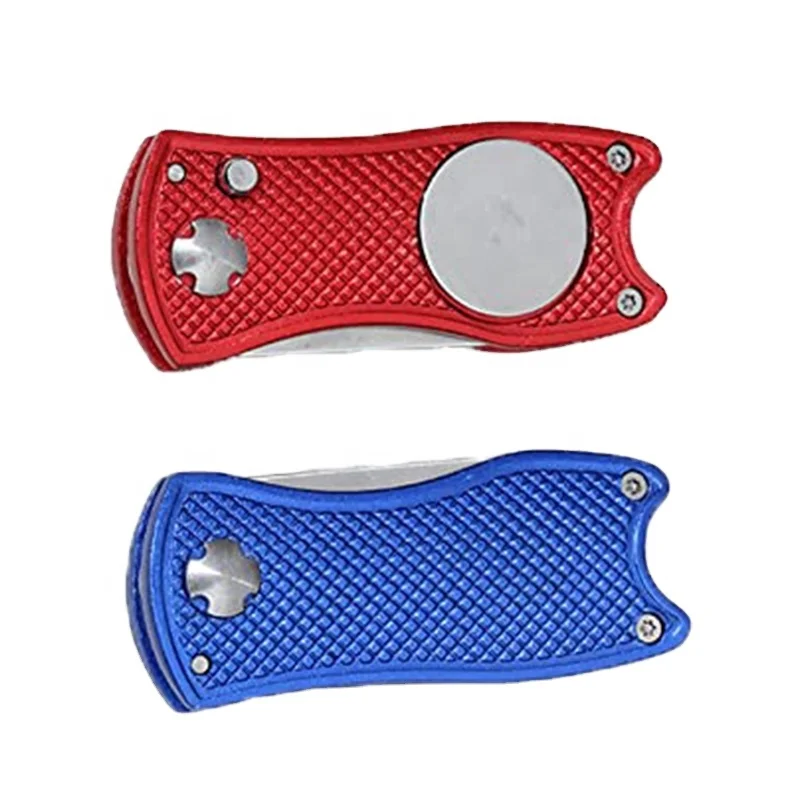 Factory Direct Price Stainless Steel Foldable Golf Divot Tool Ball Marker Golfer Training Accessory Golf Green Fork, Blue, red, customized
Factory Direct Price Stainless Steel Foldable Golf Divot Tool Ball Marker Golfer Training Accessory Golf Green Fork, Blue, red, customized