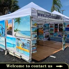 Outdoor hexagonal aluminum trade show event tent party foldeable