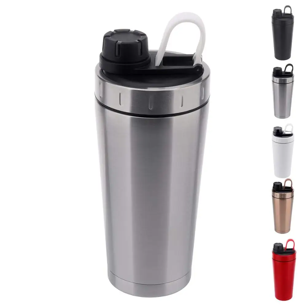20oz Protein Shaker Bottle Stainless Steel Protein Shaker Hot/Cold Dishwasher Safe/Double Wall
20oz Protein Shaker Bottle Stainless Steel Protein Shaker Hot/Cold Dishwasher Safe/Double Wall