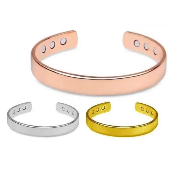 Wholesale Plain Solid Copper Magnetic Wristband Therapy magnetic copper bracelets 
Wholesale Plain Solid Copper Magnetic Wristband Therapy magnetic copper bracelets