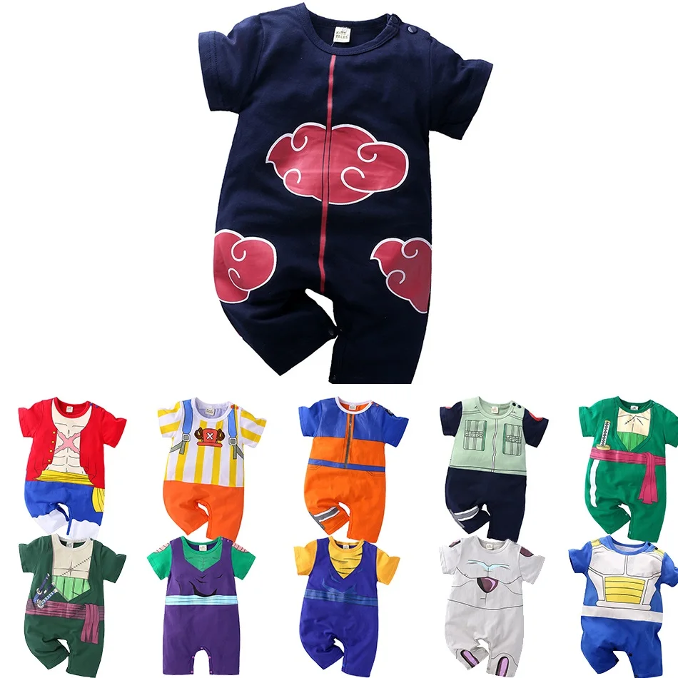 0-2 Years Summer Newborn Baby Clothes Kids Cartoon Luffy Soro Costume Boys Akatsuki Kakash TV Anime Toddler Jumpsuit Romper
0-2 Years Summer Newborn Baby Clothes Kids Cartoon Luffy Soro Costume Boys Akatsuki Kakash TV Anime Toddler Jumpsuit Romper