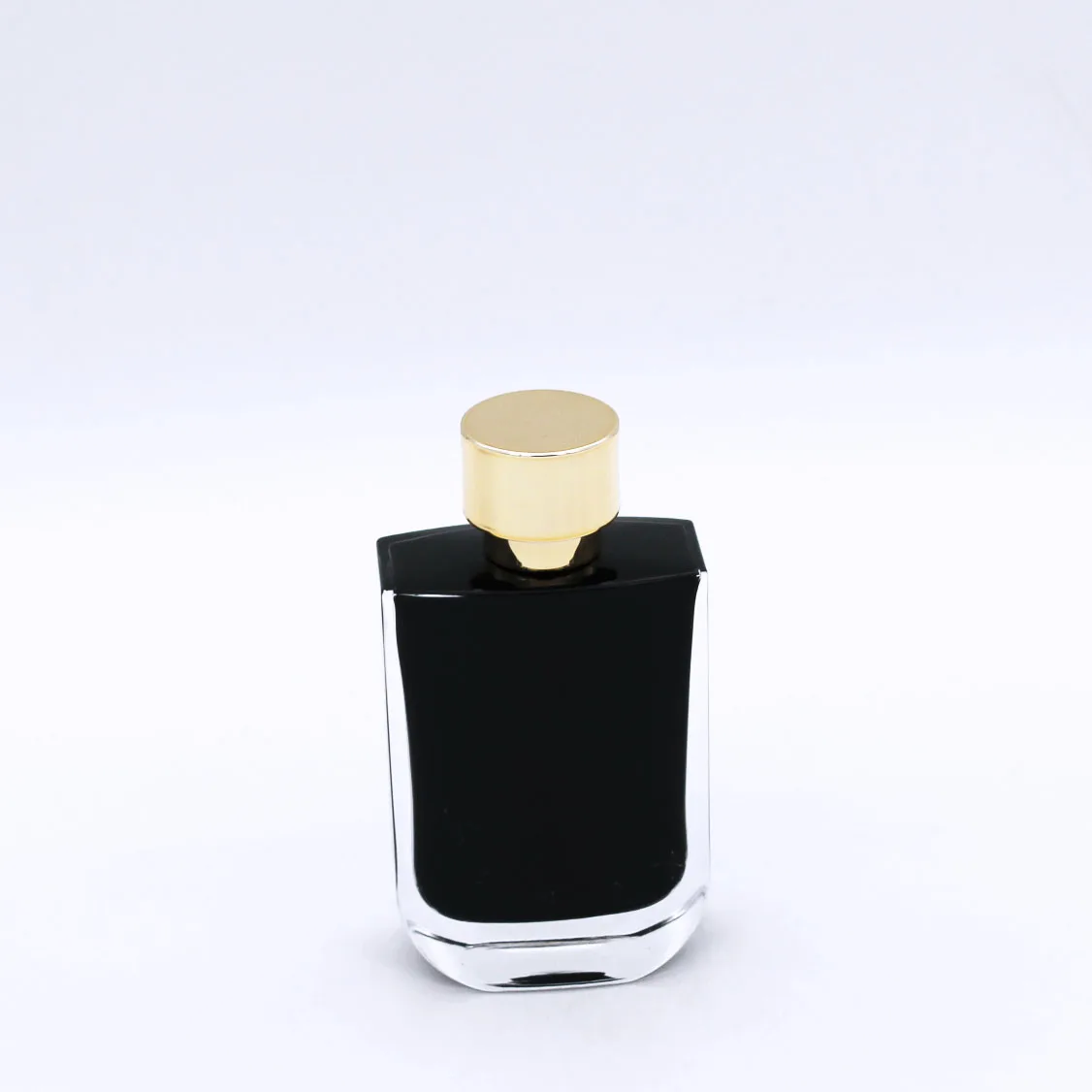 good quality empty black cosmetic packaging containers spray perfume 100ml bottle glass