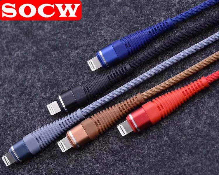 Aluminum Braided 2.5A Fast Charging usb data cable for Lightning charger, Customizable
Aluminum Braided 2.5A Fast Charging usb data cable for Lightning charger, Customizable