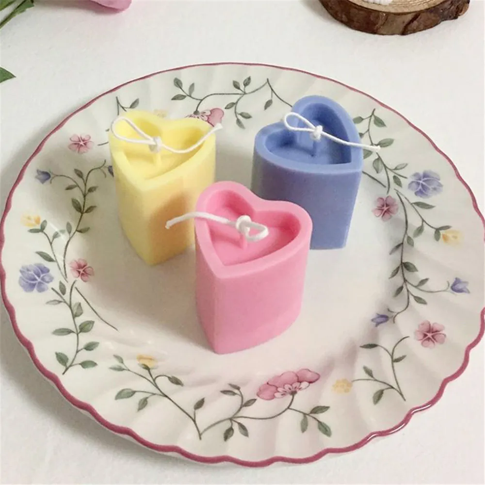 Valentine's Day Love Heart Shape Silicone Candle Mold Home Party Acrylic Candle Mold, As the picture
Valentine's Day Love Heart Shape Silicone Candle Mold Home Party Acrylic Candle Mold, As the picture