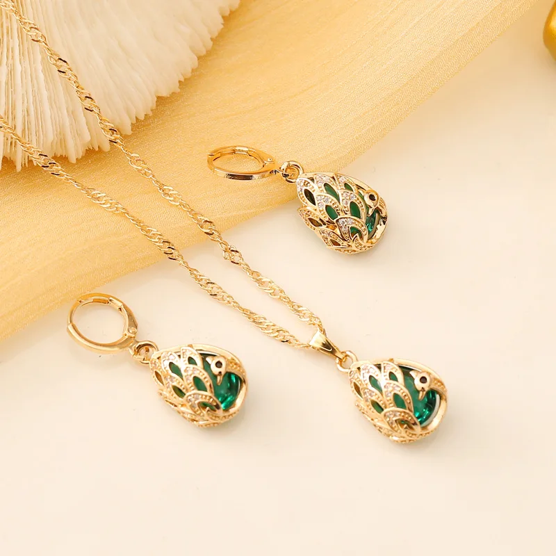 Fashion personalized Green Crystal Peacock earring necklace Set necklace vintage, Necklace, earrings
Fashion personalized Green Crystal Peacock earring necklace Set necklace vintage, Necklace, earrings