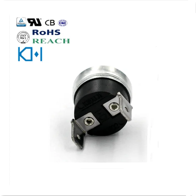 KH China CQC KSD301 Bimetal Thermostat 5A 250V Kettle Thermo Switch Foshan Electrical Appliance