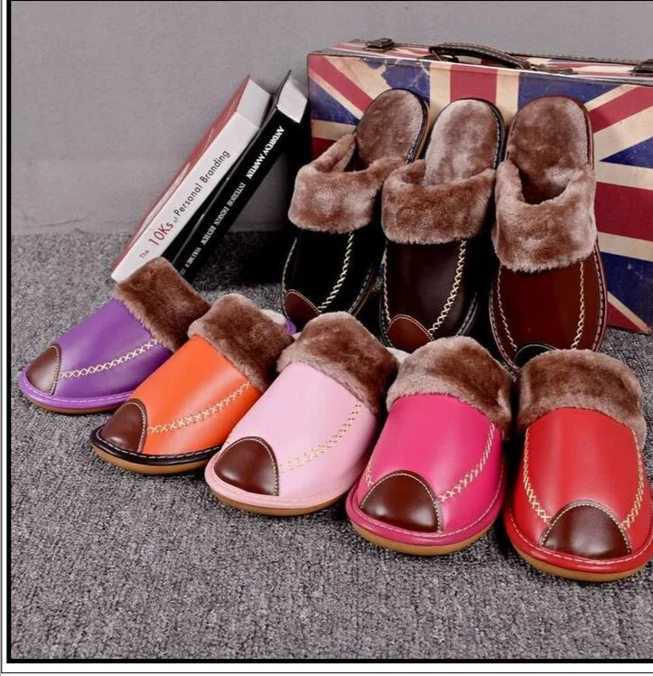 Men Slippers Black New Winter PU Leather Slippers Warm Indoor Slipper Waterproof Home House Shoes PVC Plush Rubber Autumn TPR, 8 colors
Men Slippers Black New Winter PU Leather Slippers Warm Indoor Slipper Waterproof Home House Shoes PVC Plush Rubber Autumn TPR, 8 colors