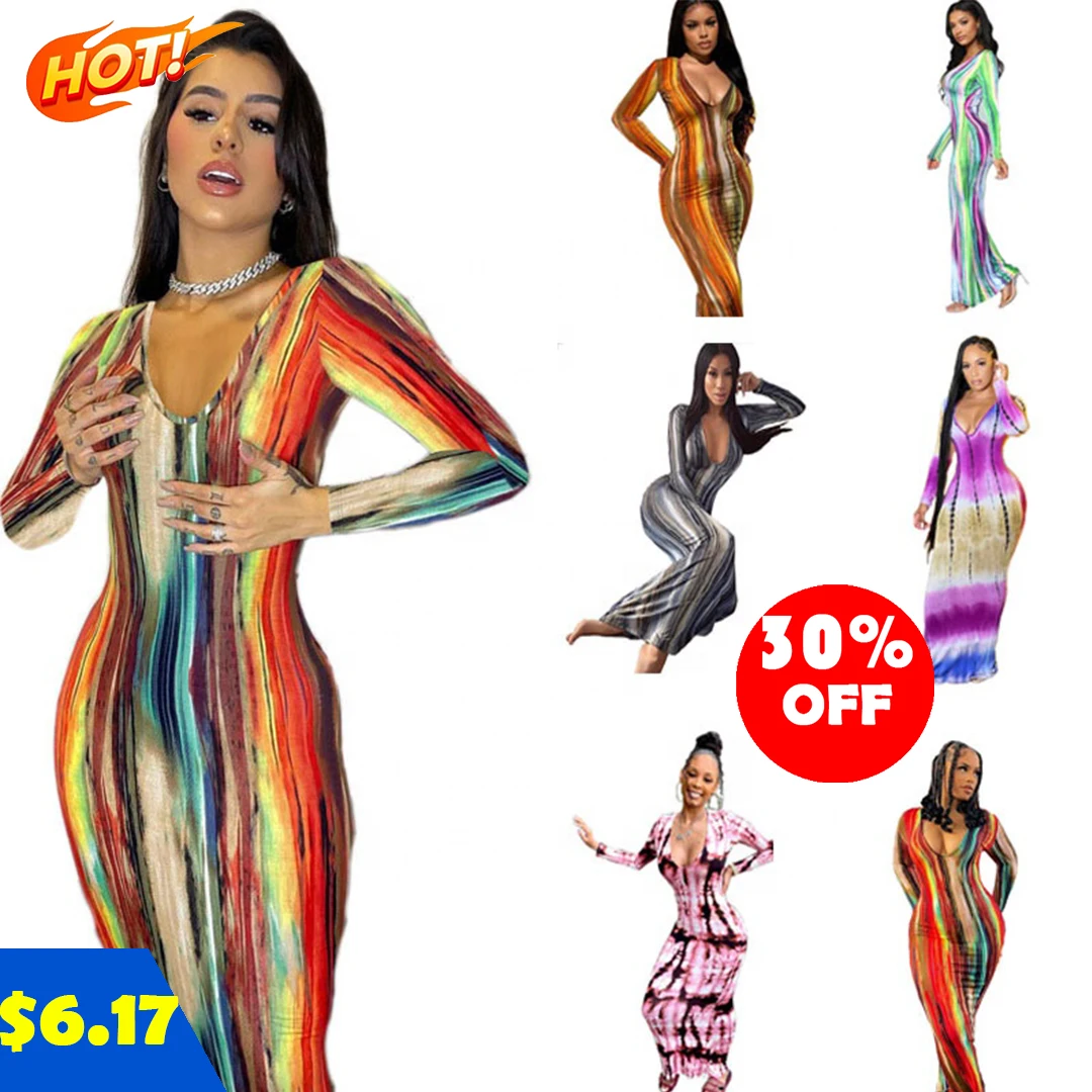 fall 2021 women clothes Printed long sleeve tight slim sexy tie dye design casual dresses for women clothing dress, As picture
fall 2021 women clothes Printed long sleeve tight slim sexy tie dye design casual dresses for women clothing dress, As picture