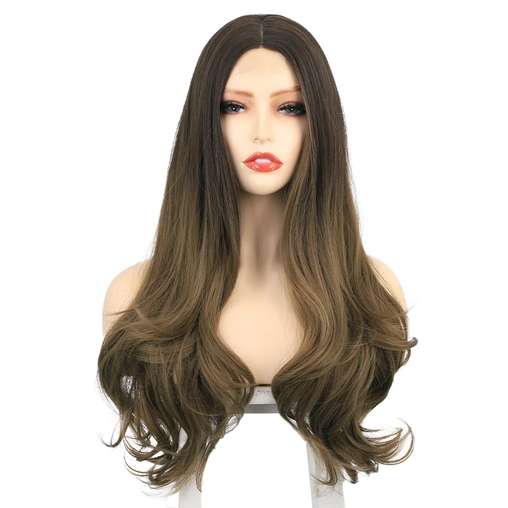 2022 New Design High Quality Synthetic Hair Lace Front Straight to Body Wave Brown Wigs for Female, Nyl2399-r6-8-10#
2022 New Design High Quality Synthetic Hair Lace Front Straight to Body Wave Brown Wigs for Female, Nyl2399-r6-8-10#